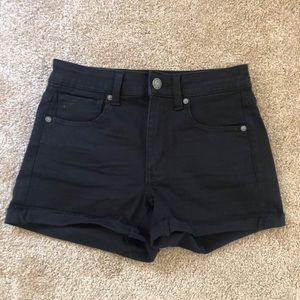 American Eagle High Rise Black Short Size 6